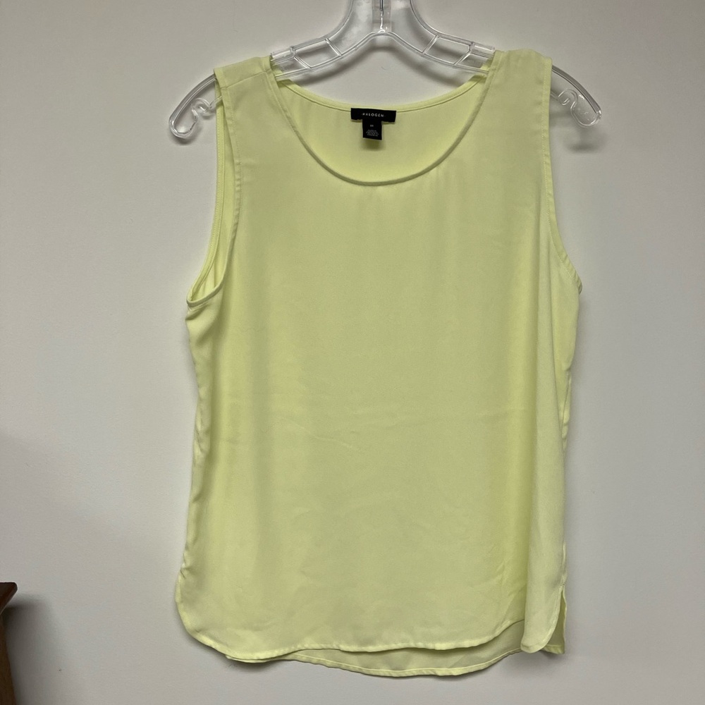 Halogen’s Bright Yellow Tank Top, M